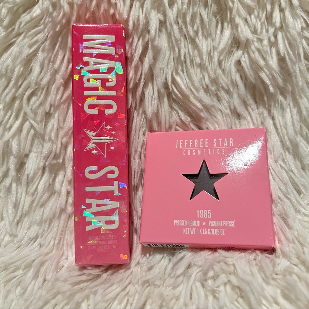 Jeffree Star Magic Star Concealer C9.5 & 1985 Eyeshadow Single Refill Pan Bundle